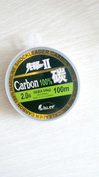 100meter flourocarbon Line carbon fishing leader line Fluorocarbon Resin PVDF line