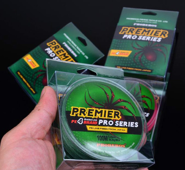 PREMIER PRO Series 4 Strand Braid Line Ocean Rock Spectra Fshing Wire 100m PE Line Fiber From Japan 18lb~100lb