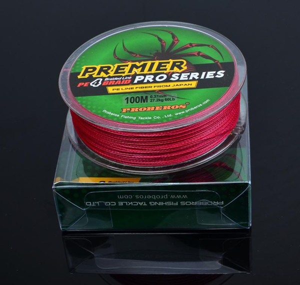 Braid Fishing Line PREMIER PRO Series 4 Strand Spectra Ocean Rock lines 100m PE wire Fiber From Japan 18lb~100lb