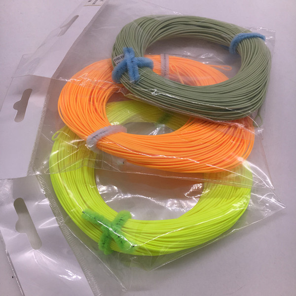 Floating Weight WF Fly Fishing Line Main Line (2 Loop) 100FT Orange Color WF-4F WF-5F WF-6F WF-7F