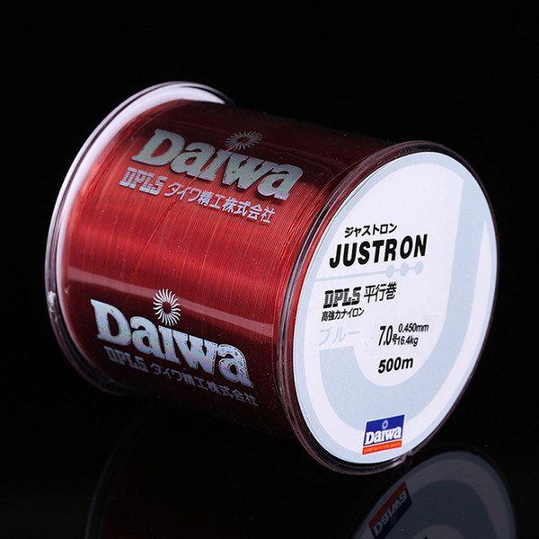 Daiwa Nylon Fishing Line 500M 2LB 4LB 10LB 35LB Super Strong Japan Monofilament Fishline for Carp Fishing Fly Fishing Line Pesca