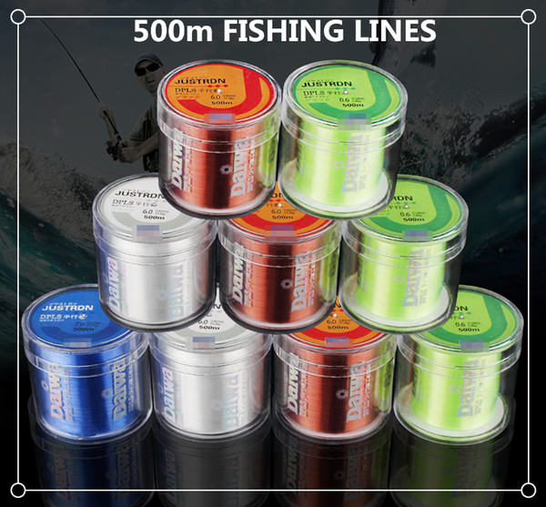 500 meters Fishing lines Number 2#~8# High Fluorocarbon Line Monofilament Line Genuine DAIWA fishing line imported from Japan