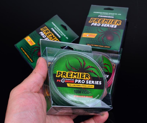 PREMIER PRO Series 4 Strand Braid Line Ocean Rock Spectra Fshing Wire 100m PE Line Fiber From Japan 18lb~100lb