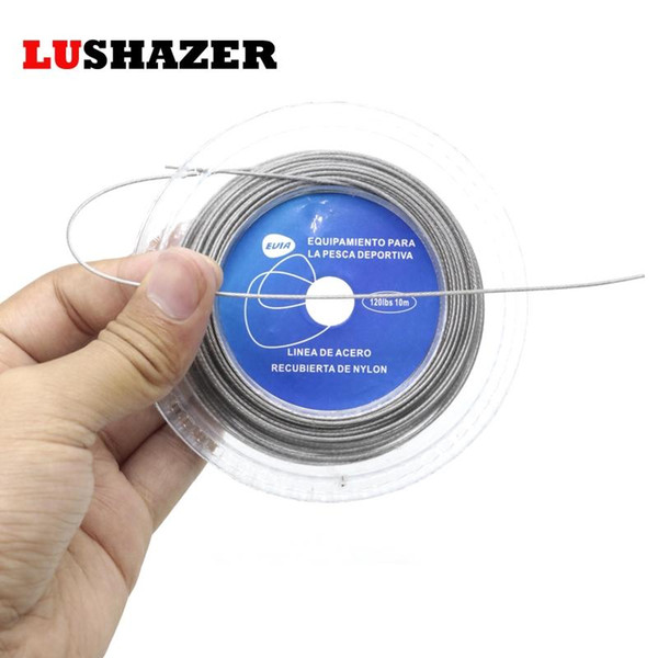 Steel fishing wire 7 strands 10m super soft wire lines isca artificial ice fishing soft lures sea fishing accessories