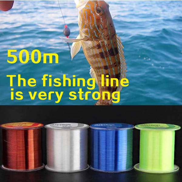 (316X) 500m Fishing Tackle Supplies Sporting Strength Nylon Fishing Line Fishing Gear