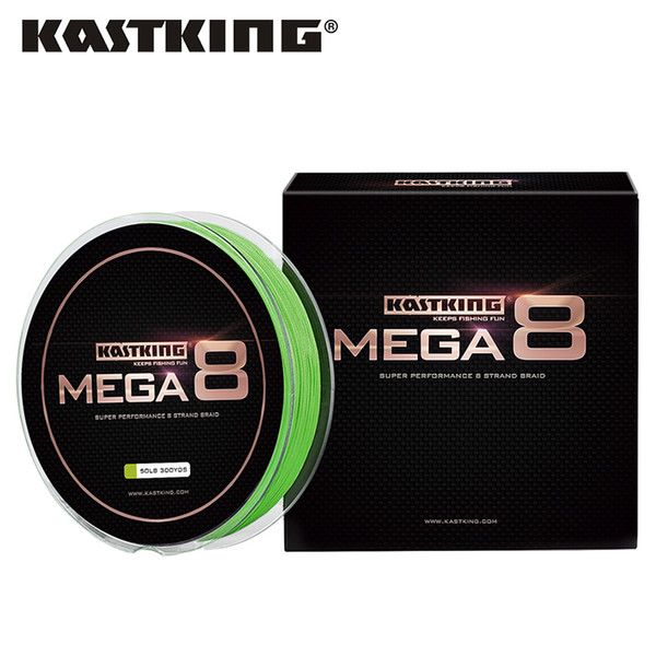 Kastking Mega 8Super Strong 274M 8Strands Weaves Pe Braided Fishing Line Rope Multifilament 20Lb 25Lb 30Lb 40Lb 50Lb 65Lb 80Lb