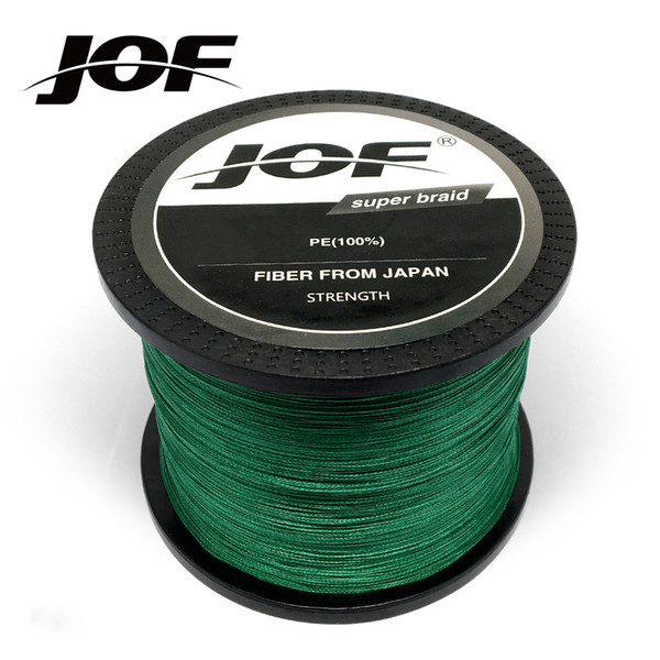 JOF 300M 500M 1000M PE Braided Wire Multifilament Fishing Line 8 Strands 4 Strands Fishing Tackle