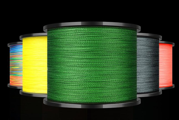 1000M Cost-effective Super Cast 8 Strands Braided Fishing Line 10-170LB PE line Test for Salt-water Hi-grade Performance 6 colors