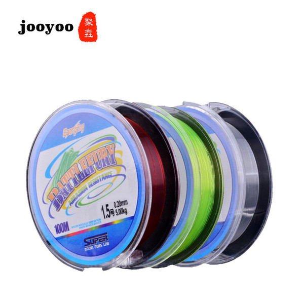 Fishing Line Nylon 100M Super Strong Line 0.1-0.45mm Multifilament Fishing Line For Carp Fishing Wire jooyoo Brand