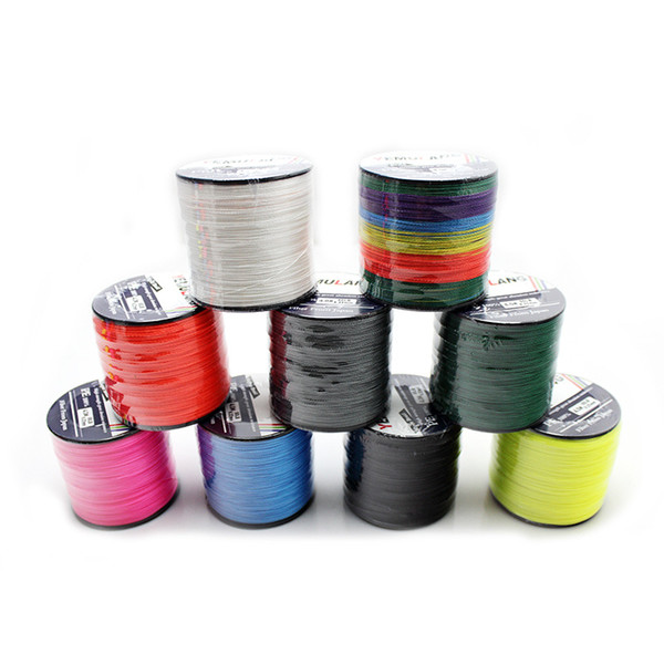 High Strength Super Braid Fishing ine 300 diameters 4 Strands Braided Lines Fiber From Japan 1#~8# Message color for me