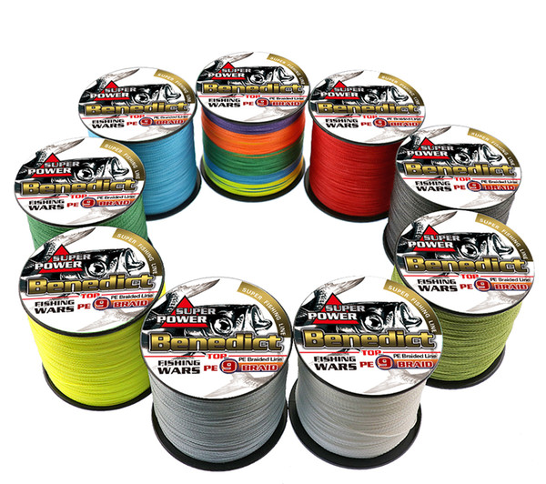 New style 9strands PE fishing line 300M pe braided fishing wires spetra 15-3100LB top online fishing store cord 0.14mm-1.0mm