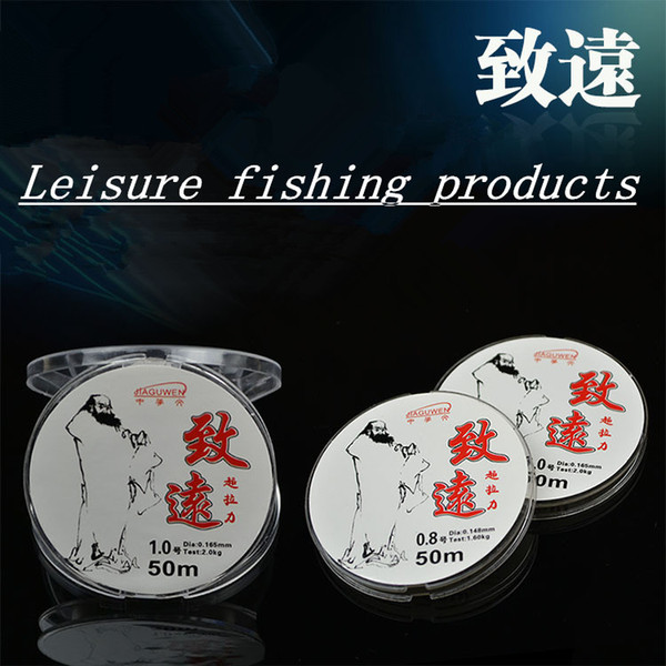 50M Nylon Fishing Wire Coated Leader Wire lead core line fly fishing line 8/10/20/30LB