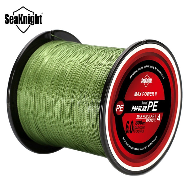 Brand TriPoseidon Series 300M 330Yards PE Braided Fishing Line 4 Strands 8 10 20 30 40 60LB Multifilament Fishing Line