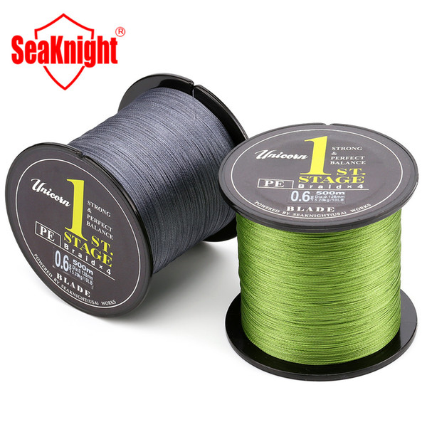 Wholesale-500M SeaKnight Brand Blade Series Good Quality Japan PE Braided Fishing Line Multifilament Fish Line Rope 8 10 20 30 40 60LB