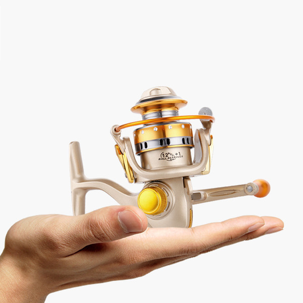 2019 New Spinning Fishing Reel 12BB + 1 No Gap Bearing Left/Right Hand Metal Coil Spinning Reel Boat Rock Fishing Wheel