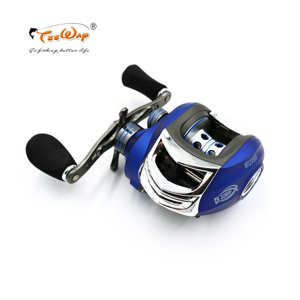 1Pcs MD200LA 10+1BB Ball Bearings Right Hand Baitcasting Sea Carp Fishing Reel 6.3:1 Lures Tackle Reel Fly Fishing Reels