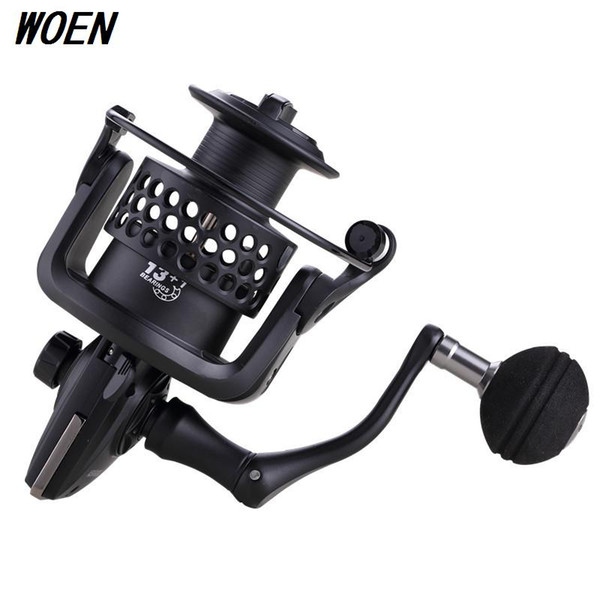 WOEN ASK1000-9000 Metal headd Fishing reel 14BB istant wheel Spinning wheel CNC crank Speed ratio: 5.2: 1