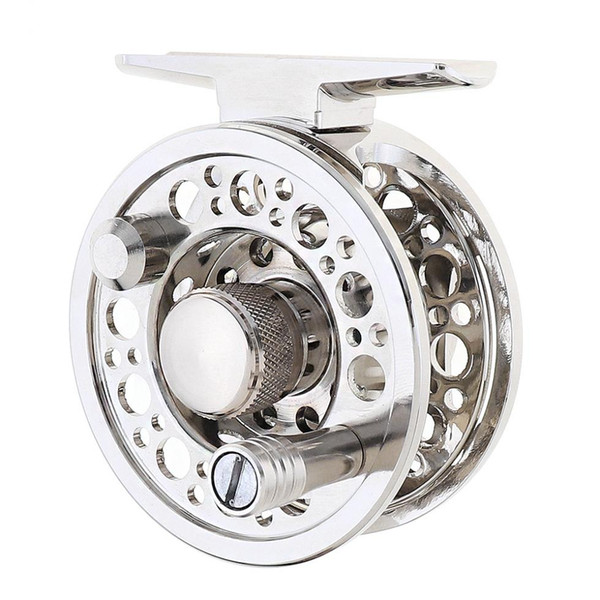 Silver Full Metal Die Casting 60# 2+1BB 1:1 Fly Fishing Reel Fishing Tackle Raft Ice Reel