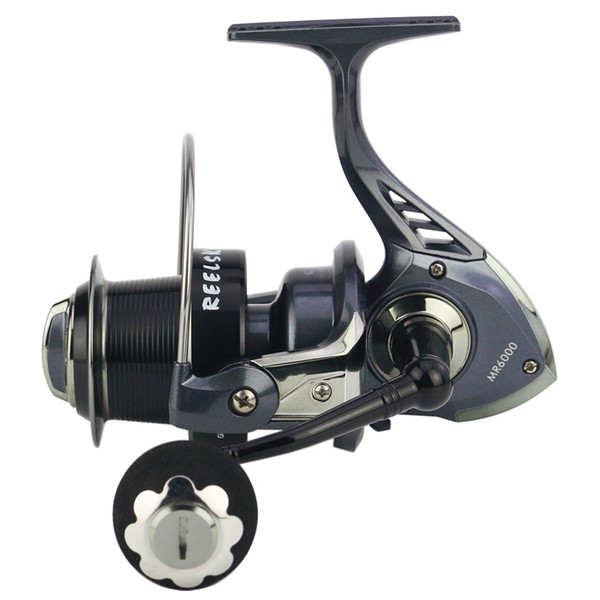 Small Distant Wheel MR4000-7000 Series 13BB+1 Bearing Metal Spinning Fishing Reel 5.2:1 CNC EVA Handle