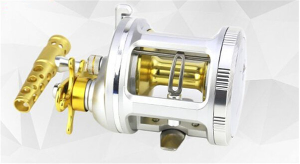 YUMOSHI New 2018 Trolling Reel Fishing TA 3000-5000 Silver Right Hand Casting Sea Fishing Reel Saltwater Baitcasting Reel Coil