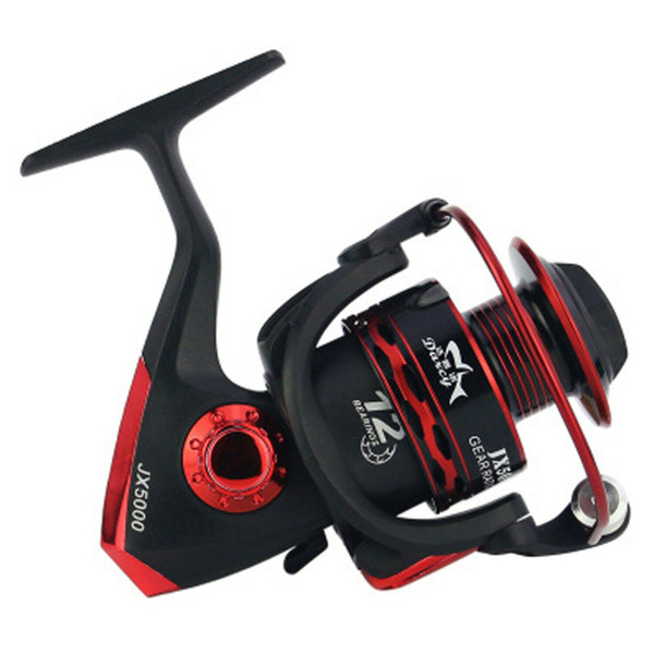 12BB Spinning Fishing Reel L/R Adjust Large Line Capacity Saltwater Freshwater Fishing Tackle Rod Reel