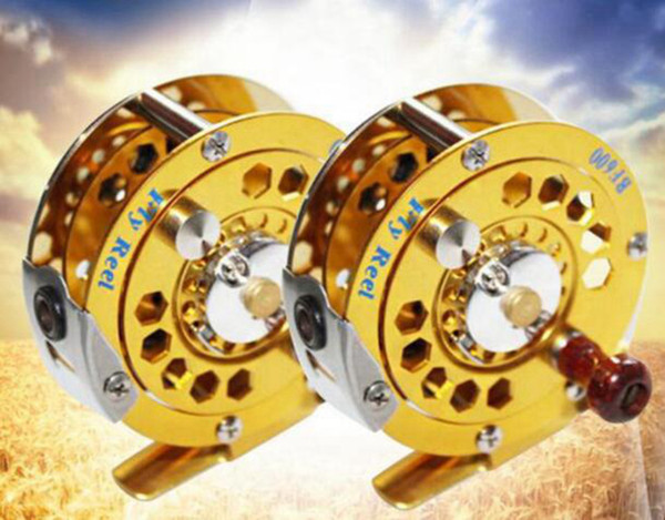 wholesale 2 PCS/LOT All metal fishing reel Right/Left Hand BF 600 800 1000 Golden Fishing Wheel Stainless steel bearing