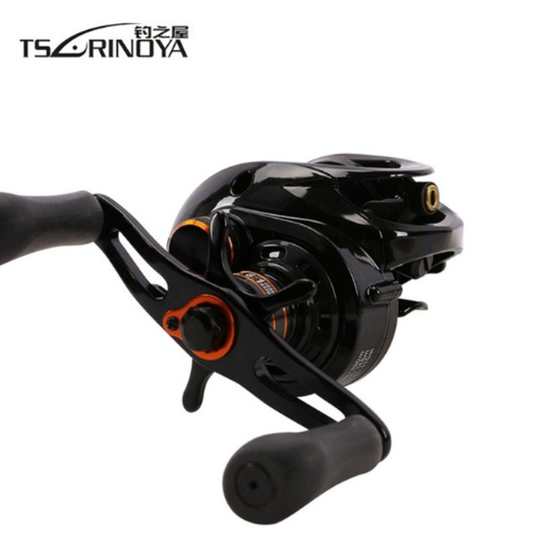 wholesale HE-150 Bait Casting Fishing Reel 7BB 6.6:1 4kg Drag Magnet and Centrifugal Dual Brake System Baitcasting Reels Fishing