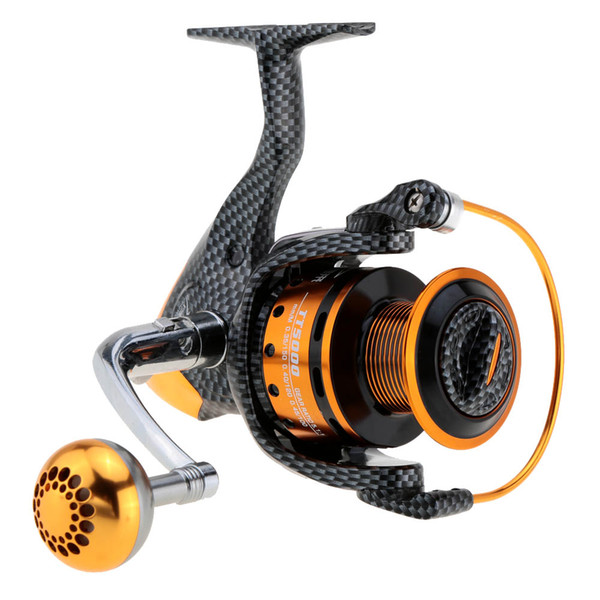 Sea Fishing Reel 12+1BB 5.2:1 TT2000/3000/4000/5000/6000 Right Left Hand Inter-changeable Spinning Reel Front Drag Wheel