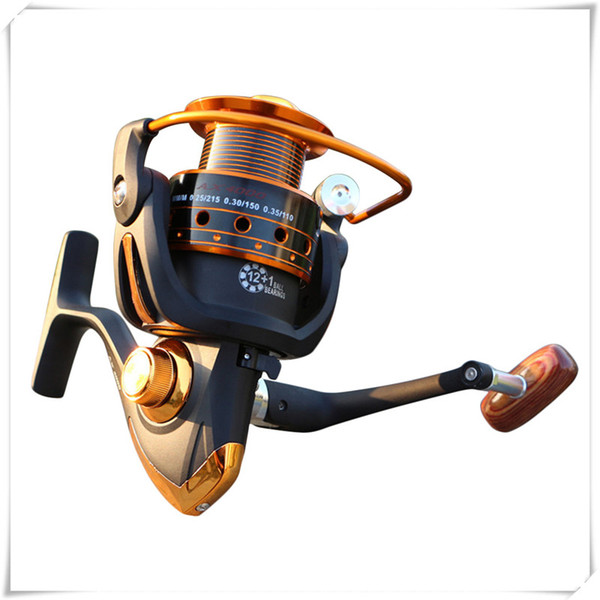 Outdoors Spinning Fishing Reel 12+1 Bearing Balls High Quality Fishing Reel With Left Right Convertible Metal Rocking Bar