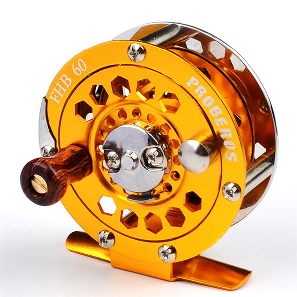 2018 Top Quality Fishing Reel Exported to Japan Glod color Fly Reel 3/4# 128g Fly Fishing Wheel Diameter 60mm