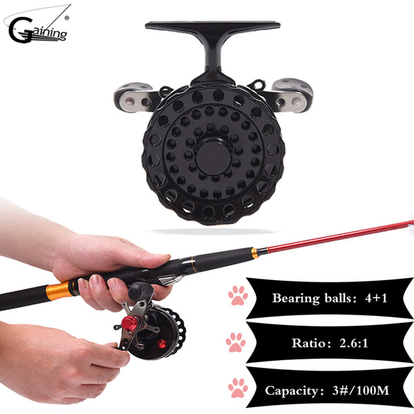 2019 New Fishing Coil Aluminum Alloy Handshake 4+ 1BB Fly Fishing Reel Professional ABS Left/Right Hand Fishing Reel Wheels