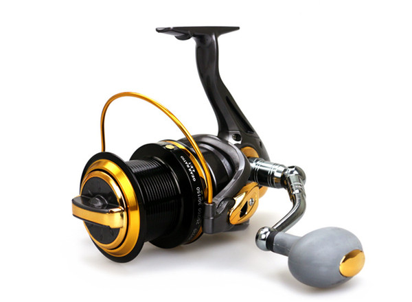 2017 New Big Size Surf Casting Reel Long Shot Wheel Distant Wheel Spinning Reels Sea Fishing 13 Bearing 8000/9000