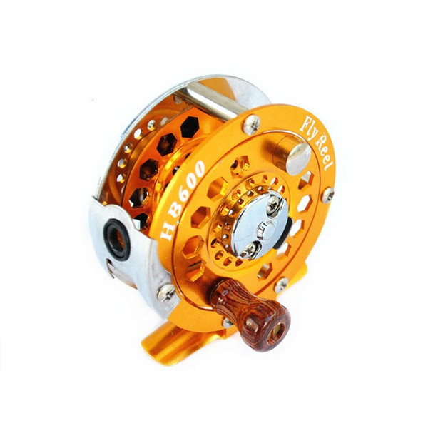 Fishing fly reel 0.40/200(mm/m) 1:1 HB600 HB800 Full metal body ice reel raft fishing reel Free shipping