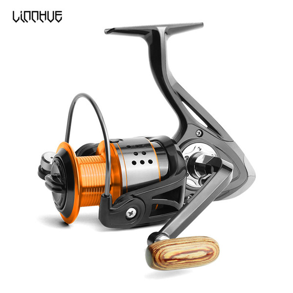 Spinning fishing reel 13BB No gap FA3000 4000 6000 All metal wheel 8KG Pike Orange black Spinning reel High Speed wheel carp