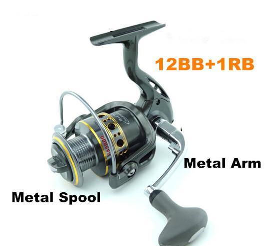 Fishing Reel 12BB + 1 Bearing Balls 1000-7000 Series Spinning Reel Boat Rock Fishing Wheel free shipping