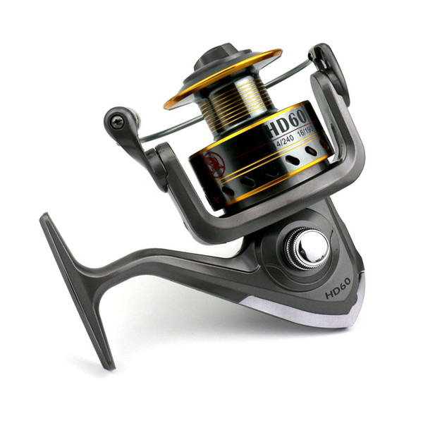 Max Drag Metal Spool Pre-Loading Spinning Fishing Reel 7BB Wheel Fishing 500/1000/2000/3000/4000/5000 /6000 Series 5.2:1/4.7:1 Fish Gear