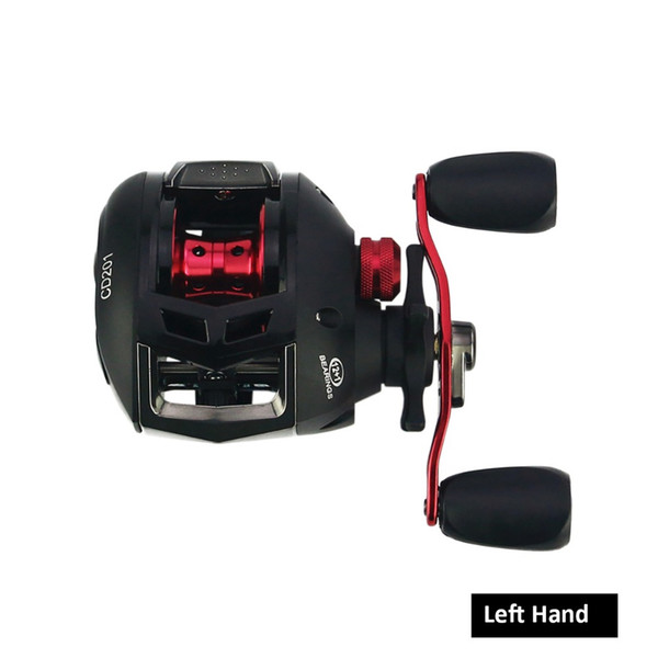 Low Profile Baitcasting Reel 12+1BB 7.3:1 Conventional Round Fishing Reel for Sea River Lake Fishing