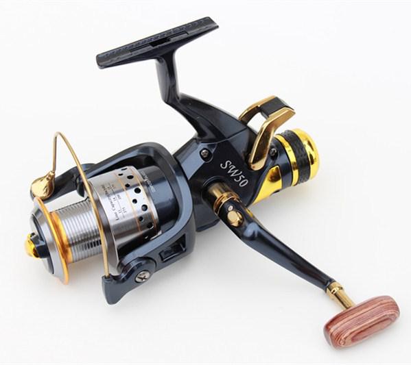 Wholesale-Metal Fishing Reels 5000 SW Spinning Reel 9+1 BB 5.2:1 Large Coil Crap Saltwater Quality SW50