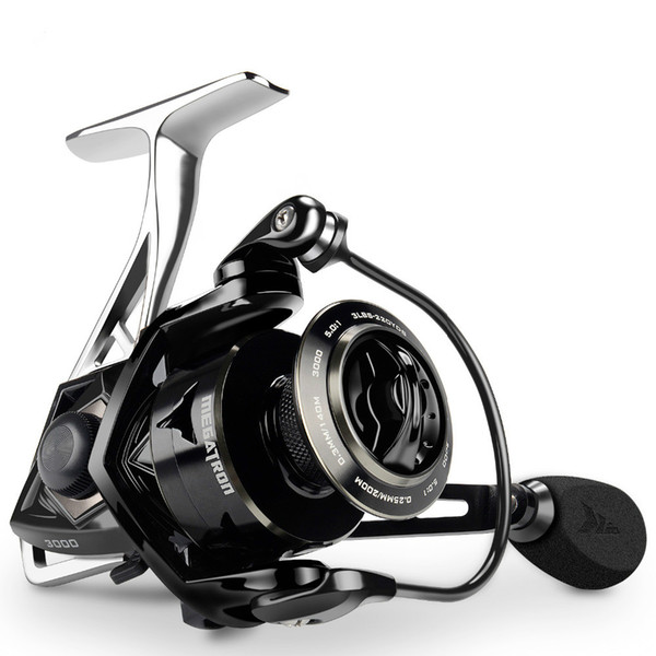 New Water Resistant Carbon Drag Spinning Reel with Large Spool 21KG Max Drag Saltwater Spinning Fishing Reel