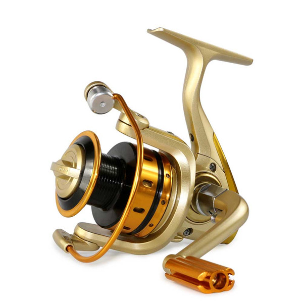 German technology 1000-7000 seires 10 bears metal front drag spinning fishing reel free shipping Fishing Spinning Reel Pesca