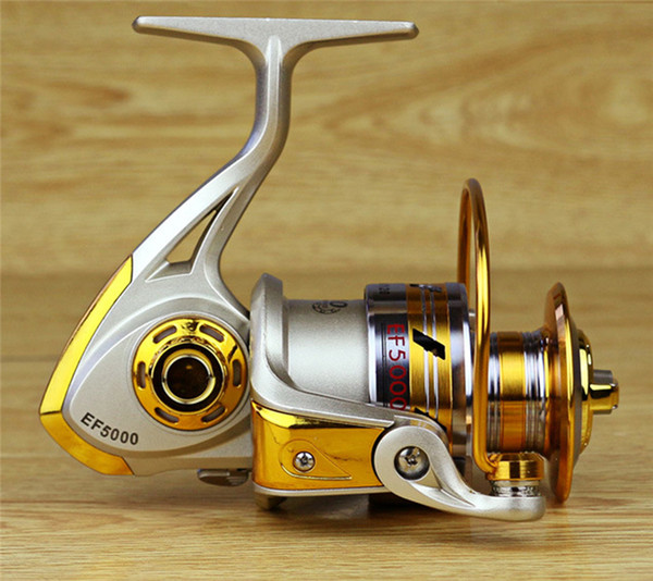 10BB Speed Ratio 5.5:1 Metal Spinning Fishing Reel EF1000-7000 Ocean Sea Boat Ice Fishing tackle Aluminum FISHING REEL