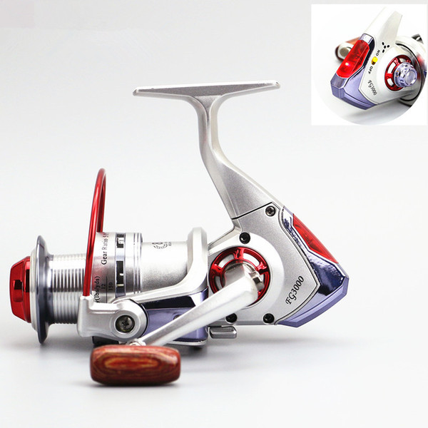 2016 New Alarm Fishing Reels Smart Automatic Electric Spinning Reel 8+1BB Fish Alertor Metal Wire Cup Spool