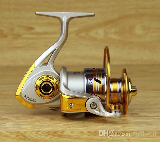 Yumoshi Aluminum Spinning Fishing Reel 10BB Speed Ratio 5.5:1 EF1000-7000 Ocean Sea Boat Ice Fishing Tackle