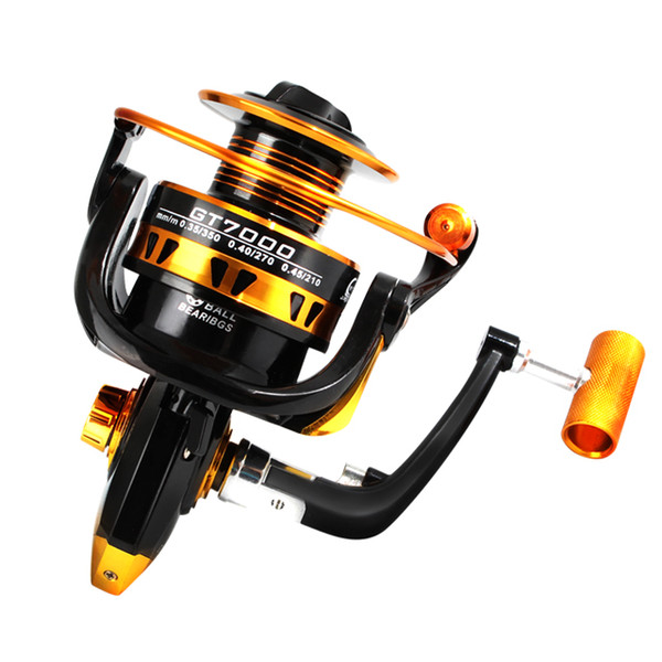 2019 New Fishing wheel 12 BB Spinning Fishing Reel Professional Metal Left/Right Hand Fishing Reel Wheels