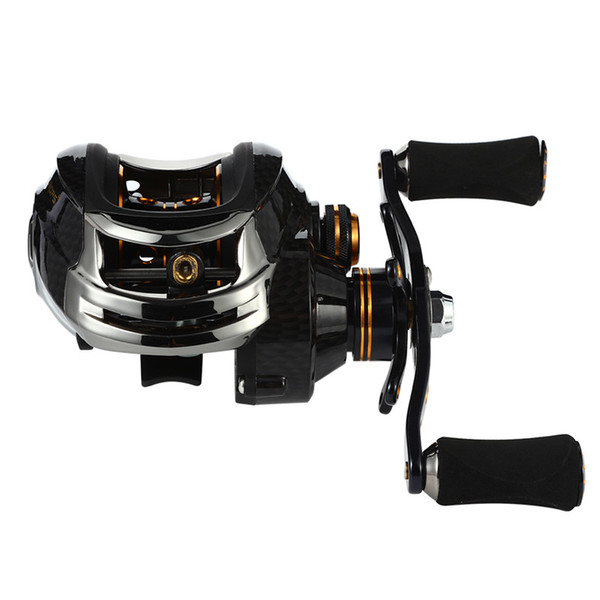 Baitcaster Rollen L / R Hand Baitcastingrolle 17 + 1BB EVA Knob Bait Reel 7.0: 1 High Quality