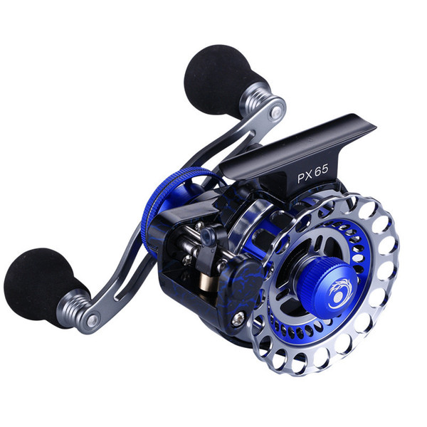 WOEN PX65 Aluminum alloy Raft fishing wheel Micro-lead wheel 8BB + 1RB high-speed SUS bearings Fly Reels Gear ratio 3.6: 1