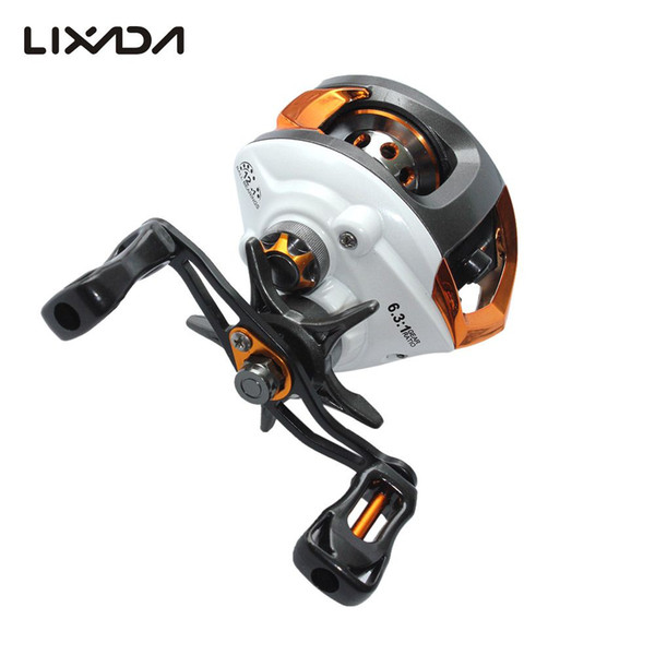 q0205 Lixada 12+1 Ball Bearings Right/Left Hand Baitcasting Reel Fishing Fly High Speed Fishing Reel with Magnetic Brake System