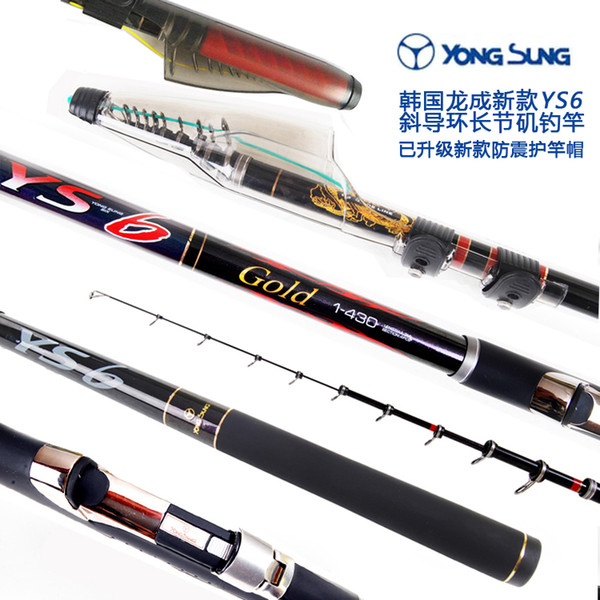 Carbon Bolognese Fishing Rod YS 6 GOLD Pole Telescopic ISO Rods 1-430 1-530 1.75-430 1.75-530 2-430 2-530 3-430 3-530 Free Shipping