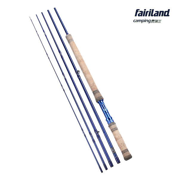 Fairiland 11.3ft/3.43m 6/7# 7/8# 8/9# 5 SEC Fly Fishing Rod Carbon Freshwater Blue Fashion Design Fly Rod