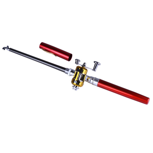 Hot rod telescopic drum portable fishing rod fishing gear set pen set